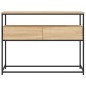 vidaXL Mesa consola madera de ingeniería roble Sonoma 100x40x75 cm