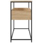 vidaXL Mesa consola madera de ingeniería roble Sonoma 100x40x75 cm