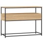 vidaXL Mesa consola madera de ingeniería roble Sonoma 100x40x75 cm
