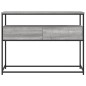 vidaXL Mesa consola madera de ingeniería gris Sonoma 100x40x75 cm vidaXL Mesa consola madera de ingeniería gris Sonoma 100x40x75 cm