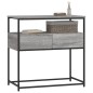 vidaXL Mesa consola madera de ingeniería gris Sonoma 75x40x75 cm vidaXL Mesa consola madera de ingeniería gris Sonoma 75x40x75 cm