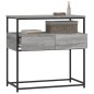 vidaXL Mesa consola madera de ingeniería gris Sonoma 75x40x75 cm vidaXL Mesa consola madera de ingeniería gris Sonoma 75x40x75 cm