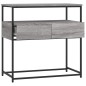 vidaXL Mesa consola madera de ingeniería gris Sonoma 75x40x75 cm vidaXL Mesa consola madera de ingeniería gris Sonoma 75x40x75 cm
