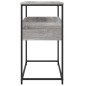 vidaXL Mesa consola madera de ingeniería gris Sonoma 75x40x75 cm vidaXL Mesa consola madera de ingeniería gris Sonoma 75x40x75 cm