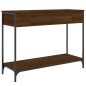 vidaXL Mesa consola madera de ingeniería marrón roble 100x34,5x75 cm vidaXL Mesa consola madera de ingeniería marrón roble 100x34,5x75 cm