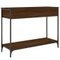 vidaXL Mesa consola madera de ingeniería marrón roble 100x34,5x75 cm vidaXL Mesa consola madera de ingeniería marrón roble 100x34,5x75 cm