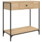 vidaXL Mesa consola madera de ingeniería roble Sonoma 75x34,5x75 cm vidaXL Mesa consola madera de ingeniería roble Sonoma 75x34,5x75 cm