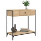 vidaXL Mesa consola madera de ingeniería roble Sonoma 75x34,5x75 cm vidaXL Mesa consola madera de ingeniería roble Sonoma 75x34,5x75 cm