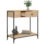 vidaXL Mesa consola madera de ingeniería roble Sonoma 75x34,5x75 cm vidaXL Mesa consola madera de ingeniería roble Sonoma 75x34,5x75 cm