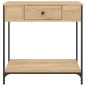 vidaXL Mesa consola madera de ingeniería roble Sonoma 75x34,5x75 cm vidaXL Mesa consola madera de ingeniería roble Sonoma 75x34,5x75 cm