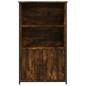 vidaXL Aparador alto madera de ingeniería roble ahumado 62x32x103,5 cm vidaXL Aparador alto madera de ingeniería roble ahumado 62x32x103,5 cm