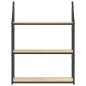 vidaXL Estantería de pared madera ingeniería roble Sonoma 60x21x78,5cm vidaXL Estantería de pared madera ingeniería roble Sonoma 60x21x78,5cm