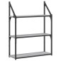vidaXL Estantería de pared madera ingeniería gris Sonoma 60x21x78,5cm vidaXL Estantería de pared madera ingeniería gris Sonoma 60x21x78,5cm