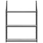 vidaXL Estantería de pared madera ingeniería gris Sonoma 60x21x78,5cm vidaXL Estantería de pared madera ingeniería gris Sonoma 60x21x78,5cm