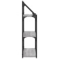 vidaXL Estantería de pared madera ingeniería gris Sonoma 60x21x78,5cm vidaXL Estantería de pared madera ingeniería gris Sonoma 60x21x78,5cm