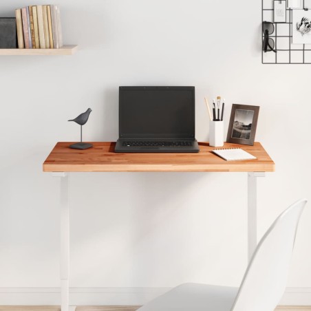vidaXL Tablero rectangular de madera maciza de haya 80x40x2,5 cm