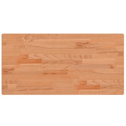 vidaXL Tablero rectangular de madera maciza de haya 80x40x2,5 cm