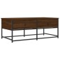 vidaXL Mesa de centro madera de ingeniería roble marrón 100x51x40 cm