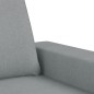 vidaXL Juego de sofás 3 piezas tela gris claro vidaXL Juego de sofás 3 piezas tela gris claro