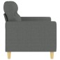 vidaXL Sofá de 2 plazas de tela gris oscuro 120 cm vidaXL Sofá de 2 plazas de tela gris oscuro 120 cm