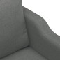 vidaXL Juego de sofás con cojines 3 piezas tela gris oscuro vidaXL Juego de sofás con cojines 3 piezas tela gris oscuro