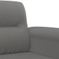 vidaXL Juego de sofás con cojines 2 piezas tela microfibra gris oscuro vidaXL Juego de sofás con cojines 2 piezas tela microfibra gris oscuro