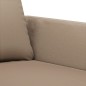 vidaXL Sofá de 2 plazas de cuero sintético color capuchino 120 cm vidaXL Sofá de 2 plazas de cuero sintético color capuchino 120 cm