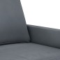 vidaXL Juego de sofás con cojines 3 piezas terciopelo gris oscuro vidaXL Juego de sofás con cojines 3 piezas terciopelo gris oscuro