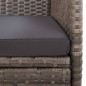 vidaXL Juego de comedor para jardín 5 piezas gris