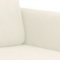 vidaXL Juego de sofás con cojines 2 piezas terciopelo crema vidaXL Juego de sofás con cojines 2 piezas terciopelo crema