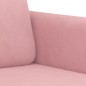 vidaXL Juego de sofás con cojines 2 piezas terciopelo rosa vidaXL Juego de sofás con cojines 2 piezas terciopelo rosa