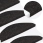 vidaXL Alfombrilla autoadhesiva de escalera 15 uds 65x22,5x3,5 cm vidaXL Alfombrilla autoadhesiva de escalera 15 uds 65x22,5x3,5 cm