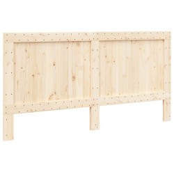 vidaXL Cabecero de madera maciza de pino 200x104 cm