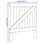 vidaXL Cabecero de madera maciza de pino 90x104 cm vidaXL Cabecero de madera maciza de pino 90x104 cm