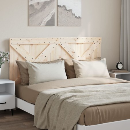 vidaXL Cabecero de madera maciza de pino 160x104 cm