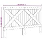 vidaXL Cabecero de madera maciza de pino 160x104 cm vidaXL Cabecero de madera maciza de pino 160x104 cm