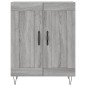 vidaXL Aparador alto madera contrachapada gris sonoma 69,5x34x180 cm vidaXL Aparador alto madera contrachapada gris sonoma 69,5x34x180 cm