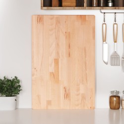 vidaXL Tabla de cortar madera maciza de haya 60x40x4 cm