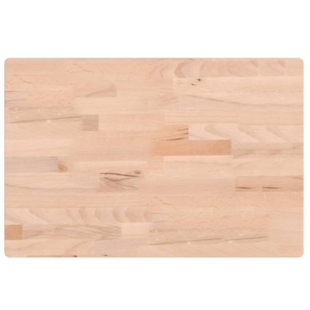 vidaXL Tabla de cortar madera maciza de haya 60x40x4 cm