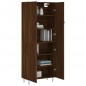 vidaXL Aparador alto madera contrachapada marrón roble 69,5x34x180 cm vidaXL Aparador alto madera contrachapada marrón roble 69,5x34x180 cm