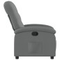 vidaXL Sillón reclinable de tela gris oscuro vidaXL Sillón reclinable de tela gris oscuro