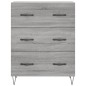 vidaXL Aparador alto madera contrachapada gris sonoma 69,5x34x180 cm vidaXL Aparador alto madera contrachapada gris sonoma 69,5x34x180 cm