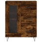 vidaXL Aparador alto madera contrachapada roble ahumado 69,5x34x180 cm vidaXL Aparador alto madera contrachapada roble ahumado 69,5x34x180 cm