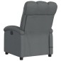 vidaXL Sillón de masaje reclinable de tela gris oscuro vidaXL Sillón de masaje reclinable de tela gris oscuro