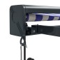 vidaXL Toldo retráctil aluminio y tela azul y blanco 4,5x3 m vidaXL Toldo retráctil aluminio y tela azul y blanco 4,5x3 m