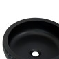 vidaXL Lavabo sobre encimera redondo cerámica negro y azul Φ41x14 cm vidaXL Lavabo sobre encimera redondo cerámica negro y azul Φ41x14 cm