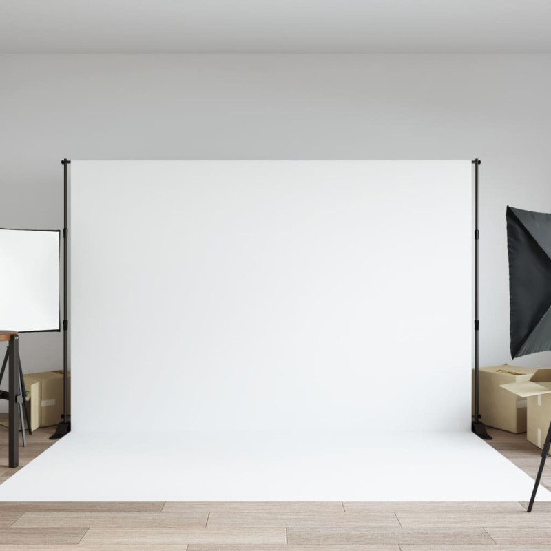 vidaXL Soporte de telón de fondo acero negro 305x243 cm vidaXL Soporte de telón de fondo acero negro 305x243 cm