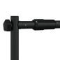 vidaXL Soporte de telón de fondo acero negro 305x243 cm vidaXL Soporte de telón de fondo acero negro 305x243 cm