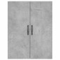 vidaXL Aparador alto madera contrachapada gris hormigón 69,5x34x180 cm vidaXL Aparador alto madera contrachapada gris hormigón 69,5x34x180 cm