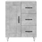 vidaXL Aparador alto madera contrachapada gris hormigón 69,5x34x180 cm vidaXL Aparador alto madera contrachapada gris hormigón 69,5x34x180 cm
